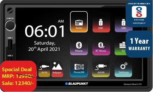 Blaupunkt Newport Beach 370 Autoradio 7 Zoll PhoneLINK USB
