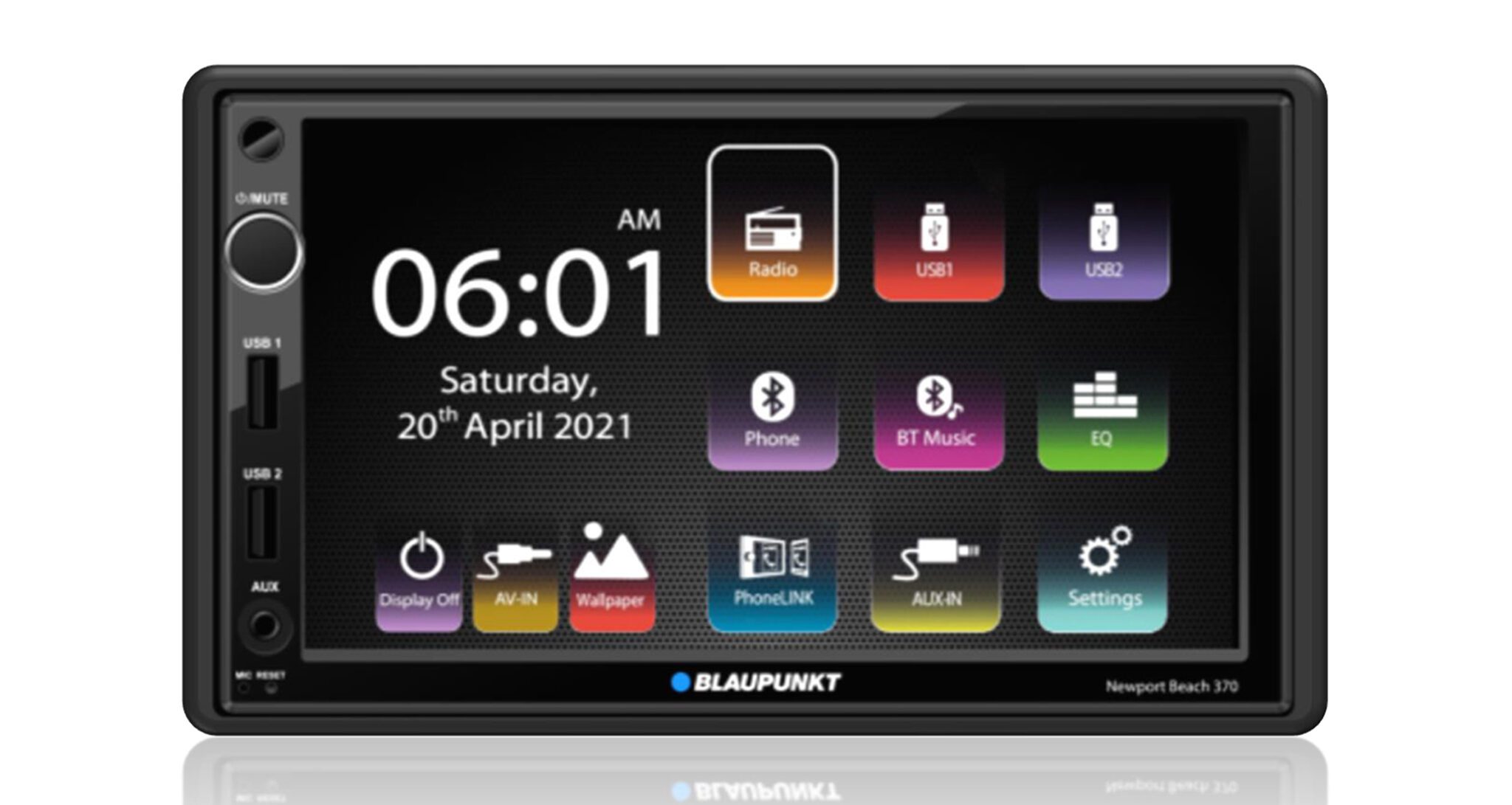 Blaupunkt Newport Beach 370 Autoradio 7 Zoll GPS WiFi