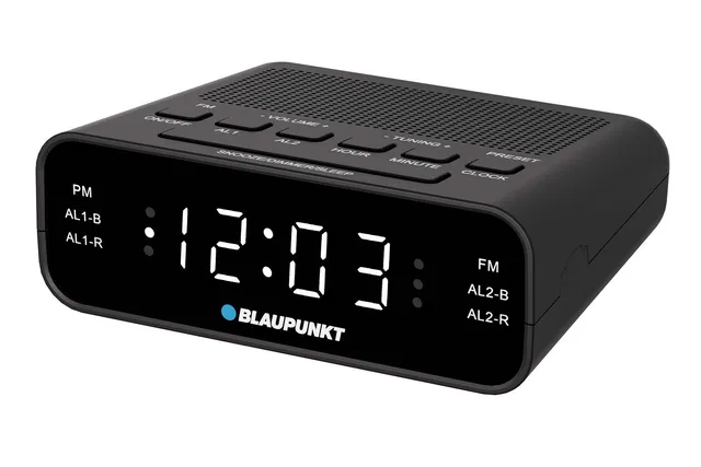 Blaupunkt CR1BK Radiowecker FM LED-Display schwarz