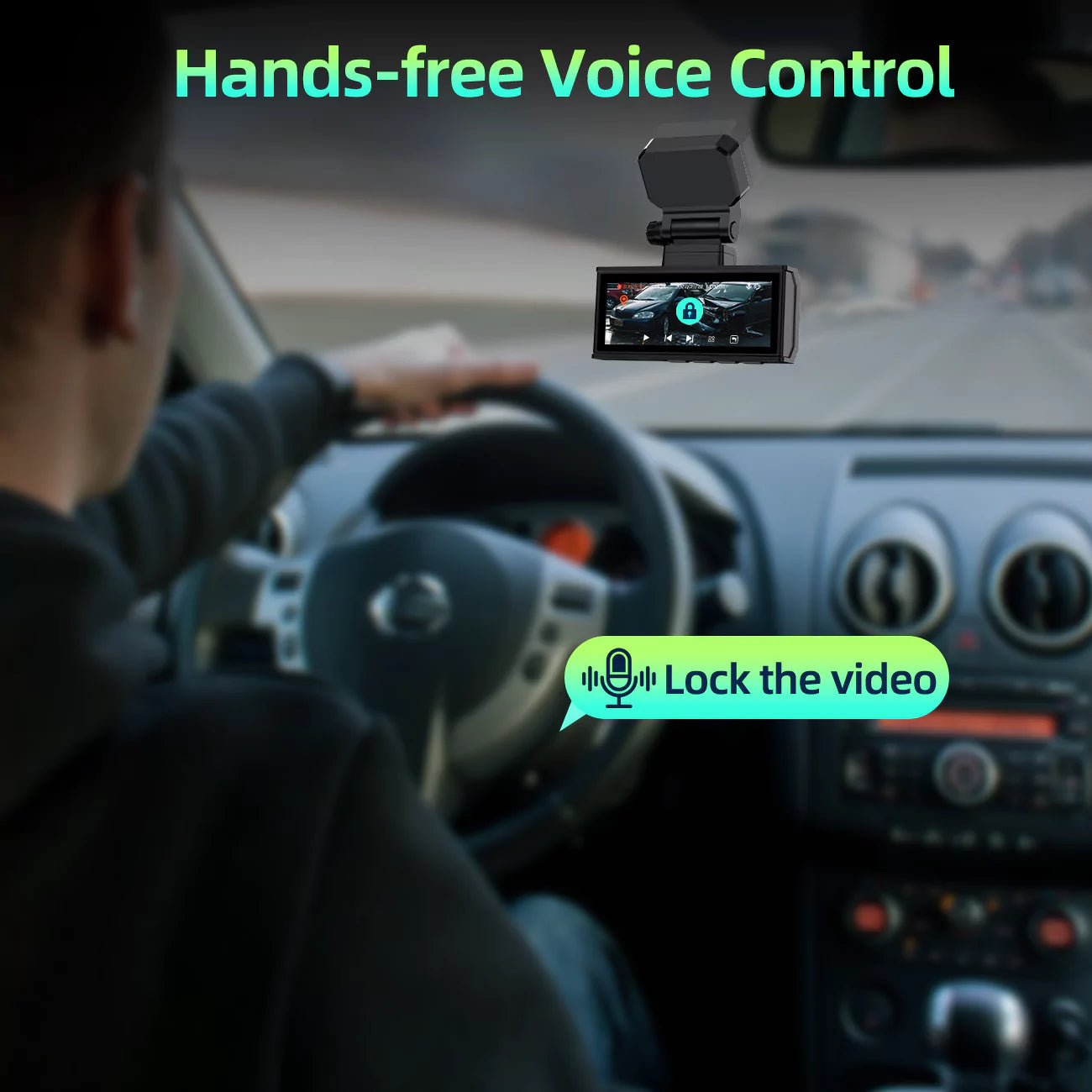LAMTTO Dash Cam DC19 4K+4K Front+Heck GPS WiFi 64GB