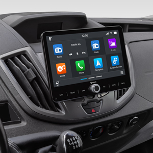 Dynavin 9 Ford Transit Autoradio CarPlay-Display Nachrüstung