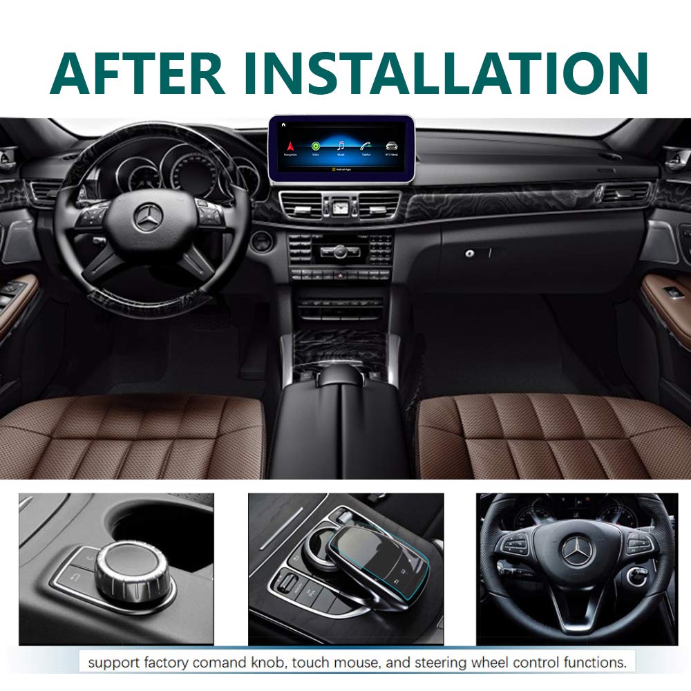 TAFFIO Mercedes E W212 NTG4x 10 Zoll CarPlay-Display Android