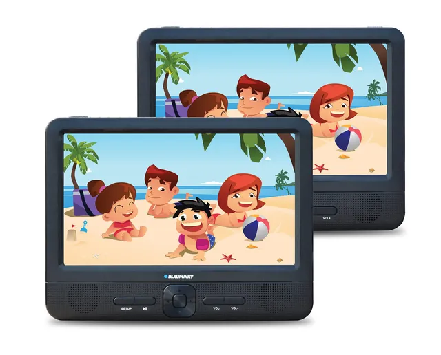 Blaupunkt BPDVD99 DVD-Player Dual Screen 9 Zoll tragbar