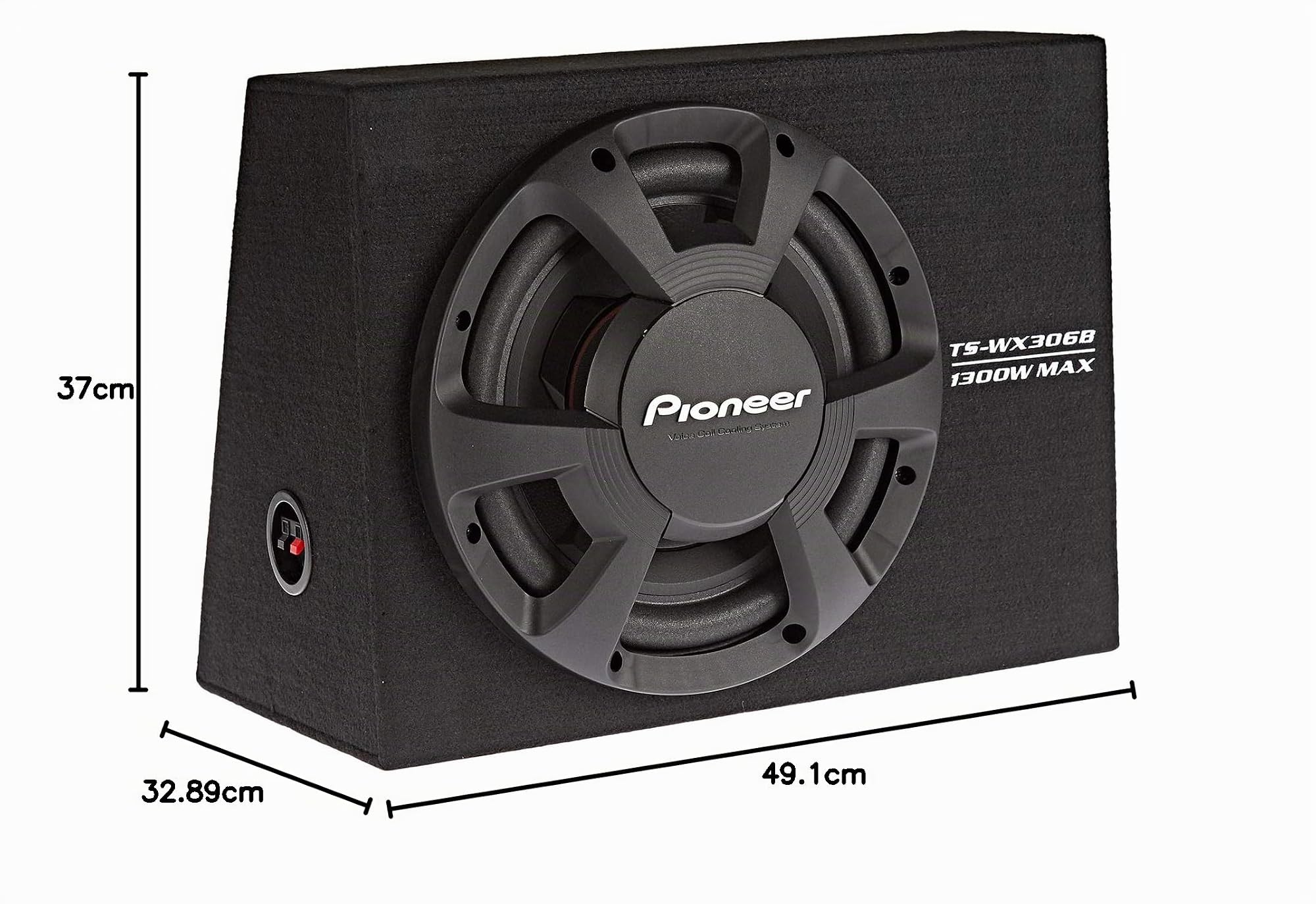 Pioneer TS-WX306B Aktivsubwoofer 30cm 1300W MDF