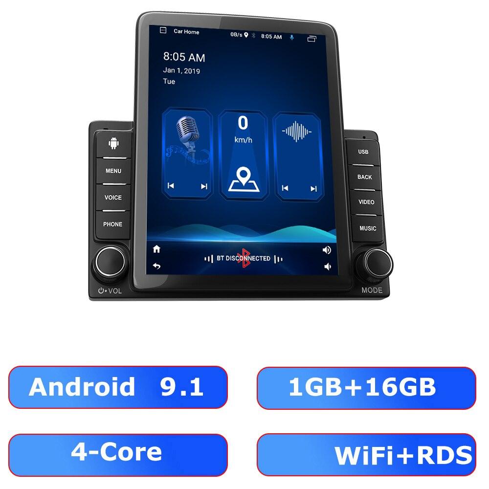 ESSGOO Car Stereo 9,5 Zoll 2-DIN Autoradio Android Standard