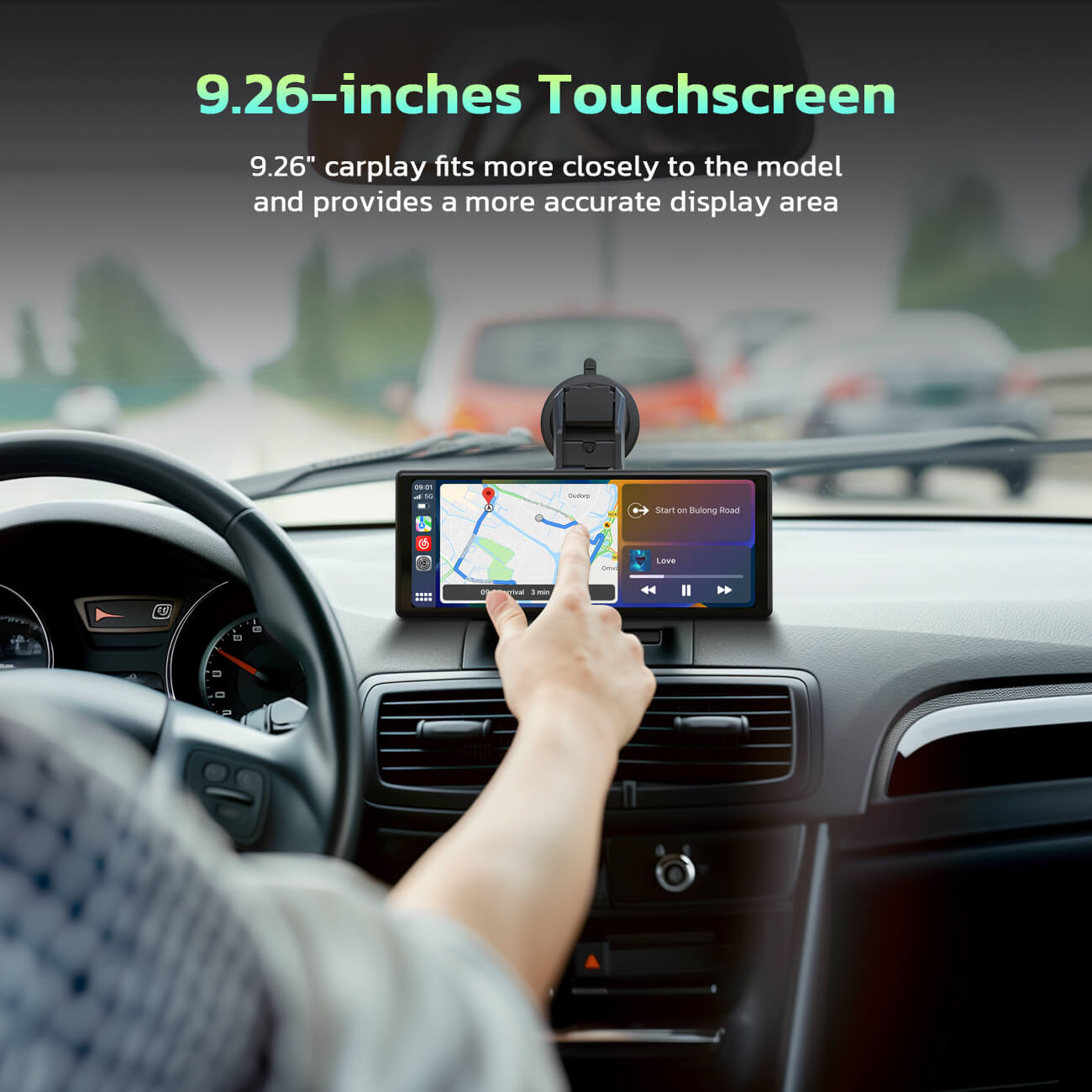 LAMTTO Carplay RC16 9,26 Zoll CarPlay-Display alle Fahrzeuge