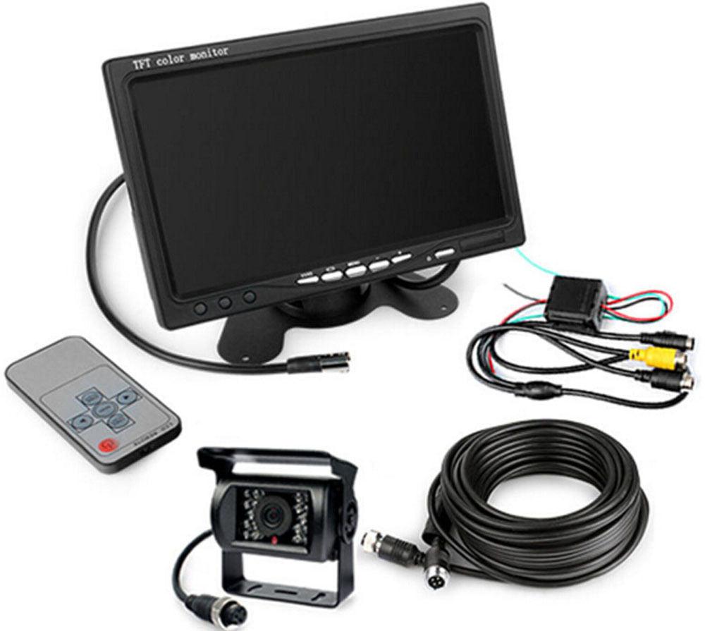 ESSGOO Accessories 7 Zoll LCD Monitor 1 Monitor mit 2 Kameras
