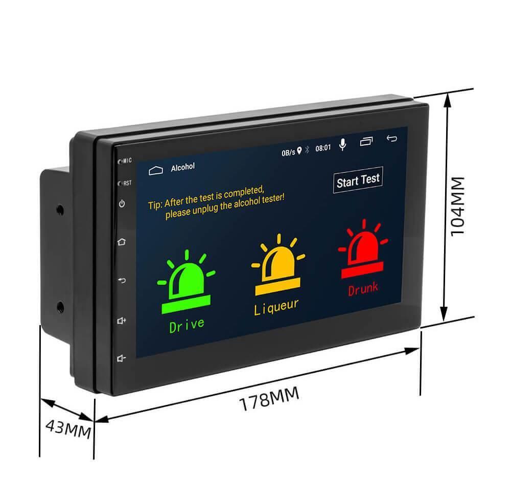 ESSGOO Car Stereo AR7001 Autoradio 7 Zoll Alkoholtester