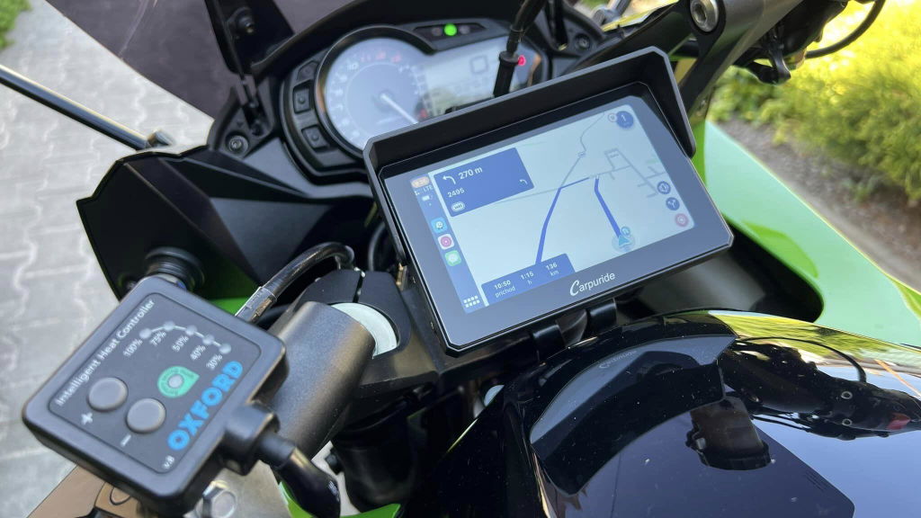 Carpuride W502 Motorrad CarPlay-Display 5 Zoll IP67 Bluetooth