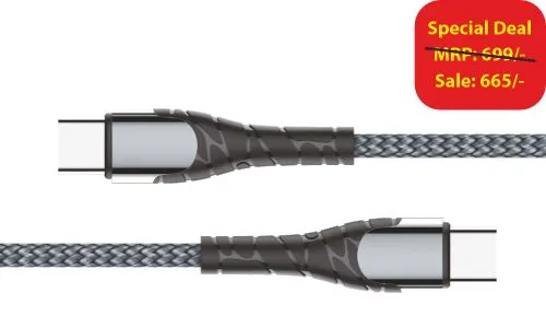 Blaupunkt BP C2C USB-C Kabel 100W Schnellladekabel
