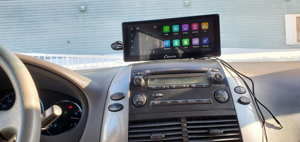Carpuride W103 CarPlay-Display 10,3 Zoll mit Rückfahrkamera