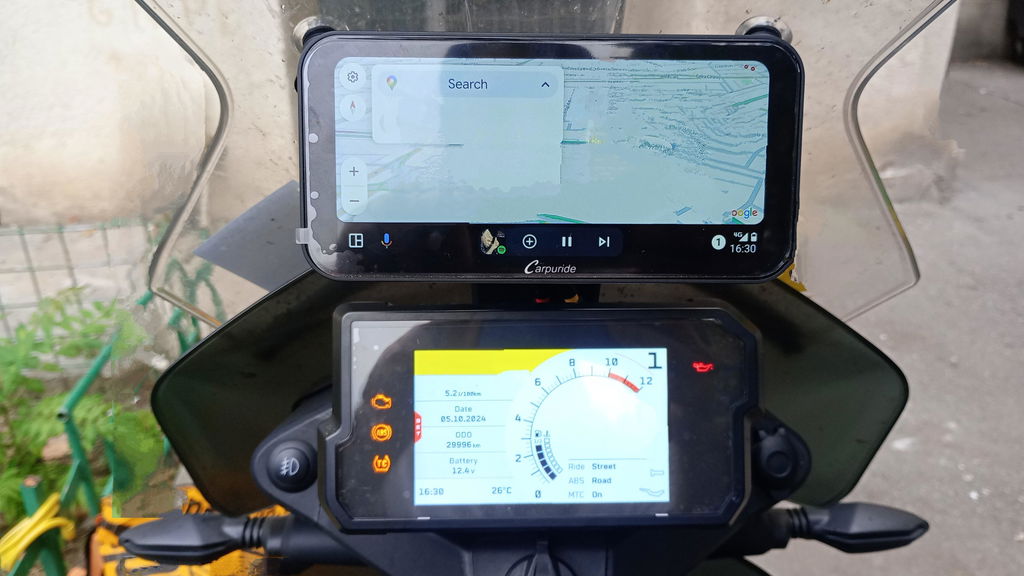 Carpuride W603 Motorrad CarPlay-Display IP67 wasserdicht
