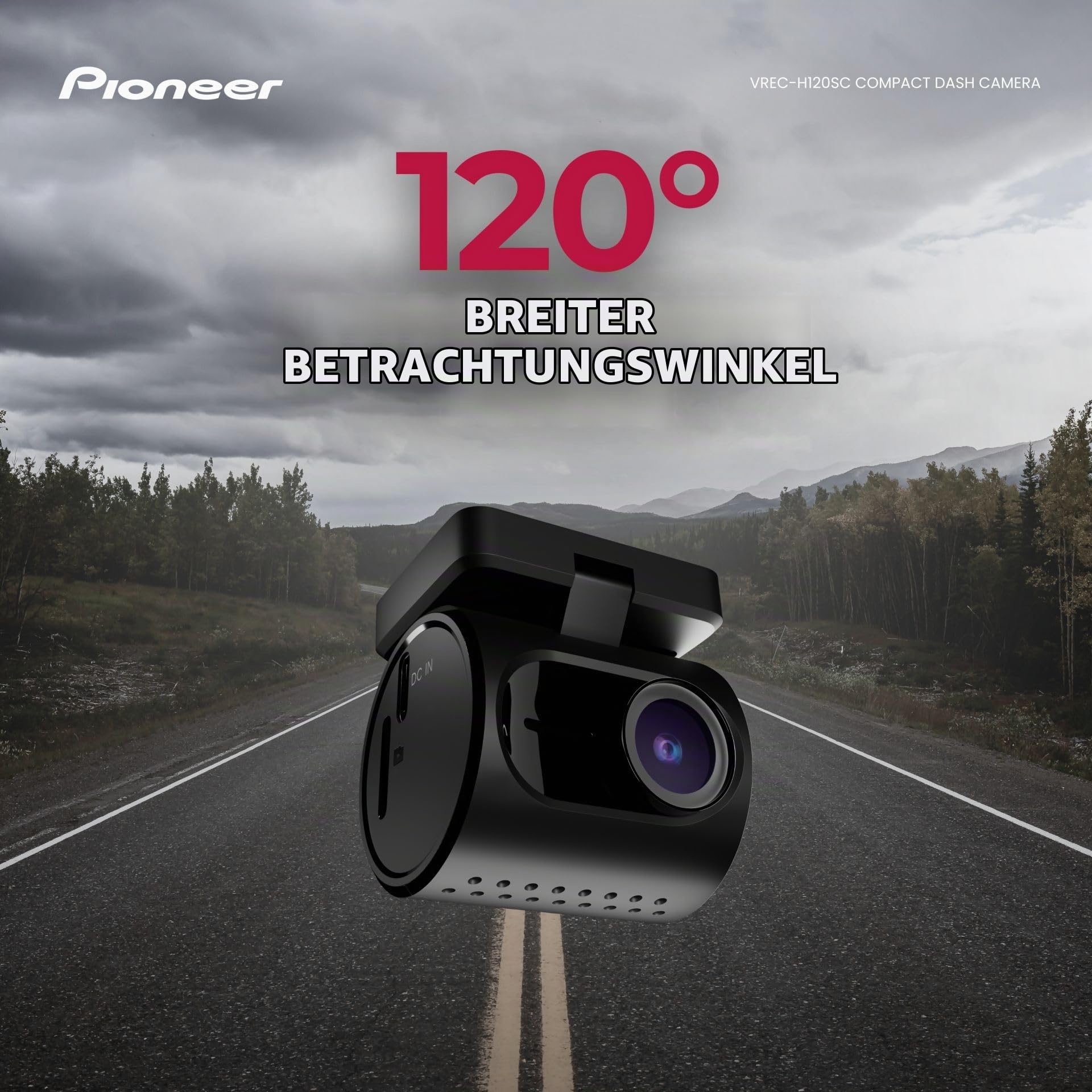 Pioneer VREC-H120SC Dashcam WLAN 1,5K Frontkamera