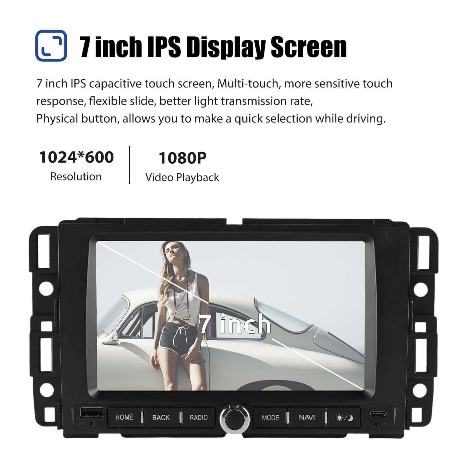 ESSGOO AR7001 Chevrolet GMC Autoradio 7 Zoll Android