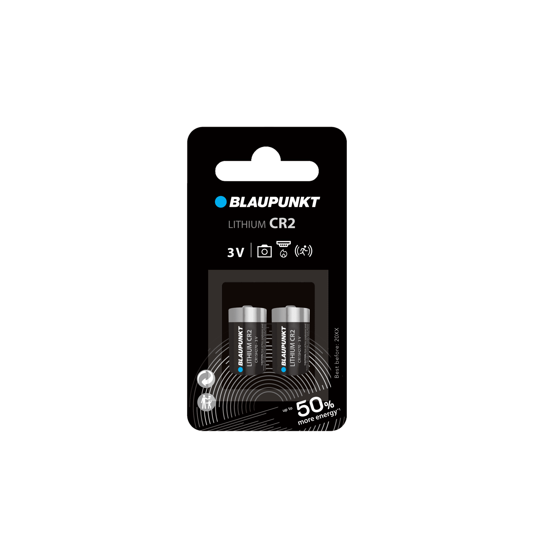 Blaupunkt CR2 Lithium Batterie zylindrisch 3V Foto