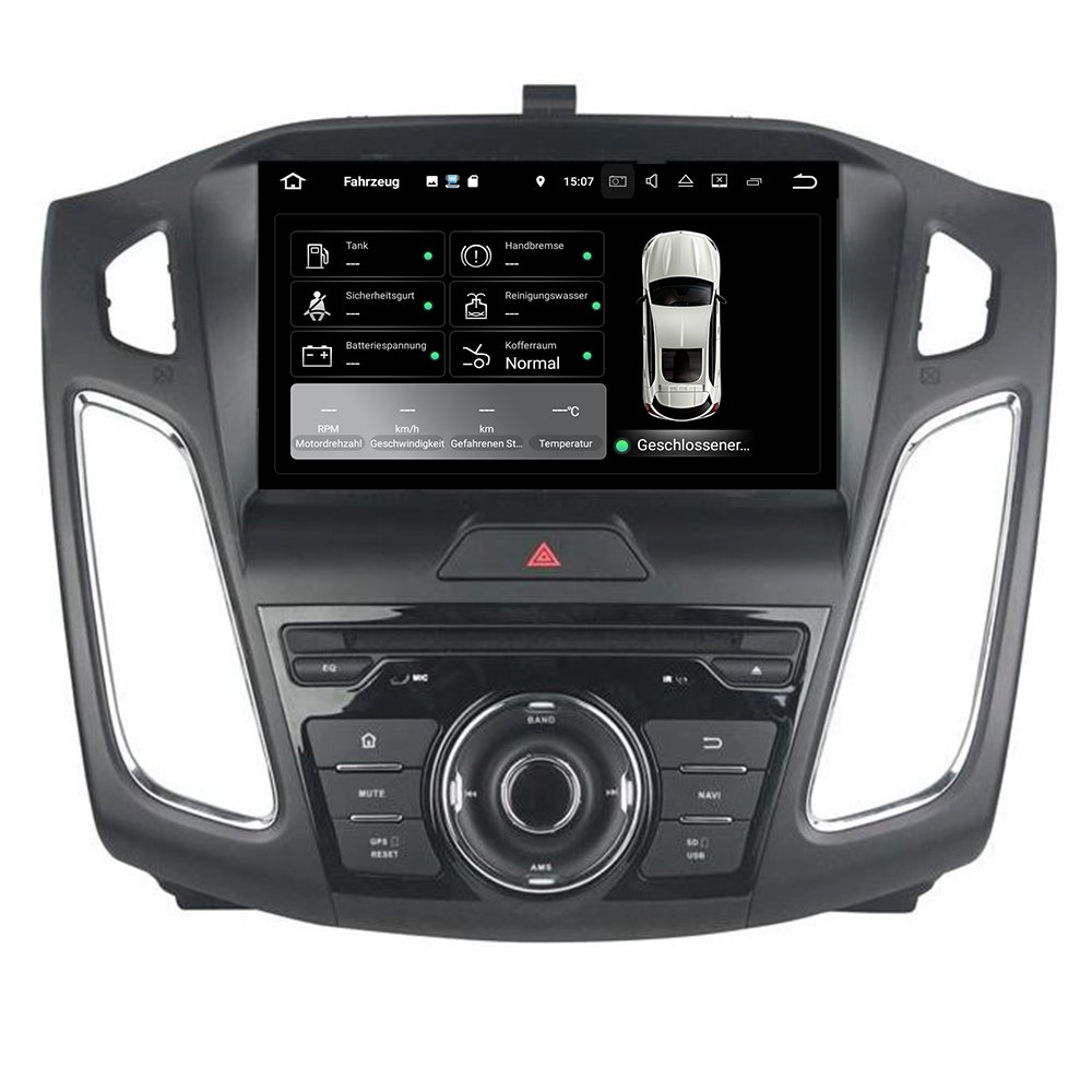 TAFFIO Ford Focus Naviceiver Touchscreen CD DVD Bluetooth GPS