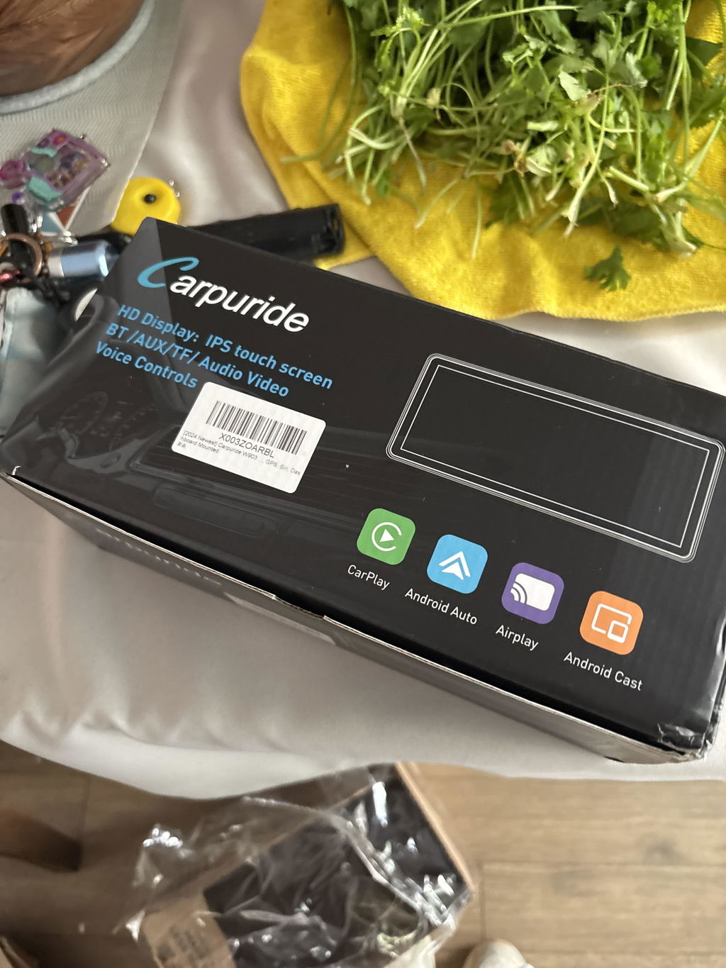 Carpuride W903 CarPlay-Display 9,3 Zoll mit Frontkamera DVR