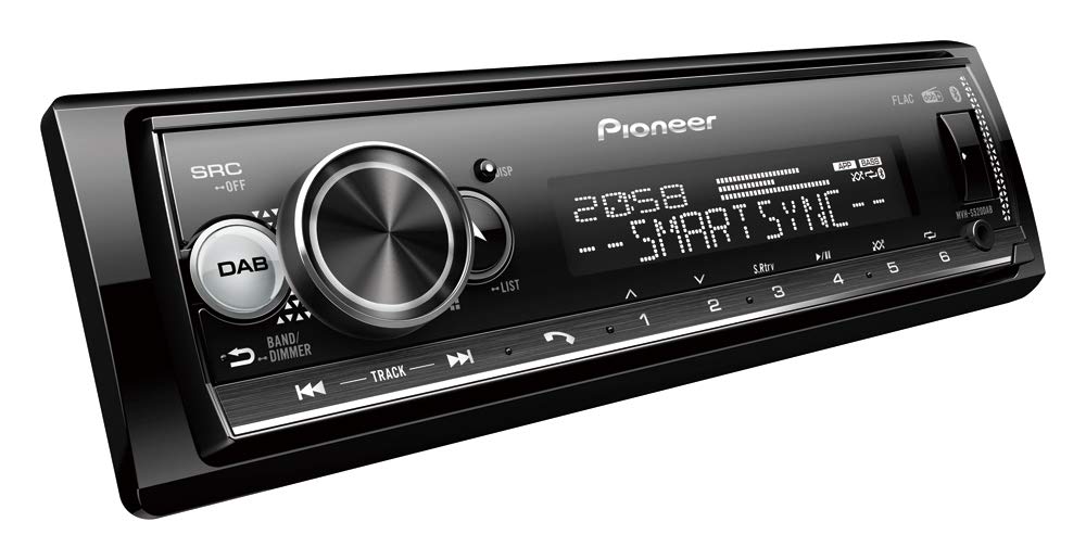 Pioneer MVH-S520DAB Autoradio 1-DIN DAB+ Bluetooth Antenne RGB