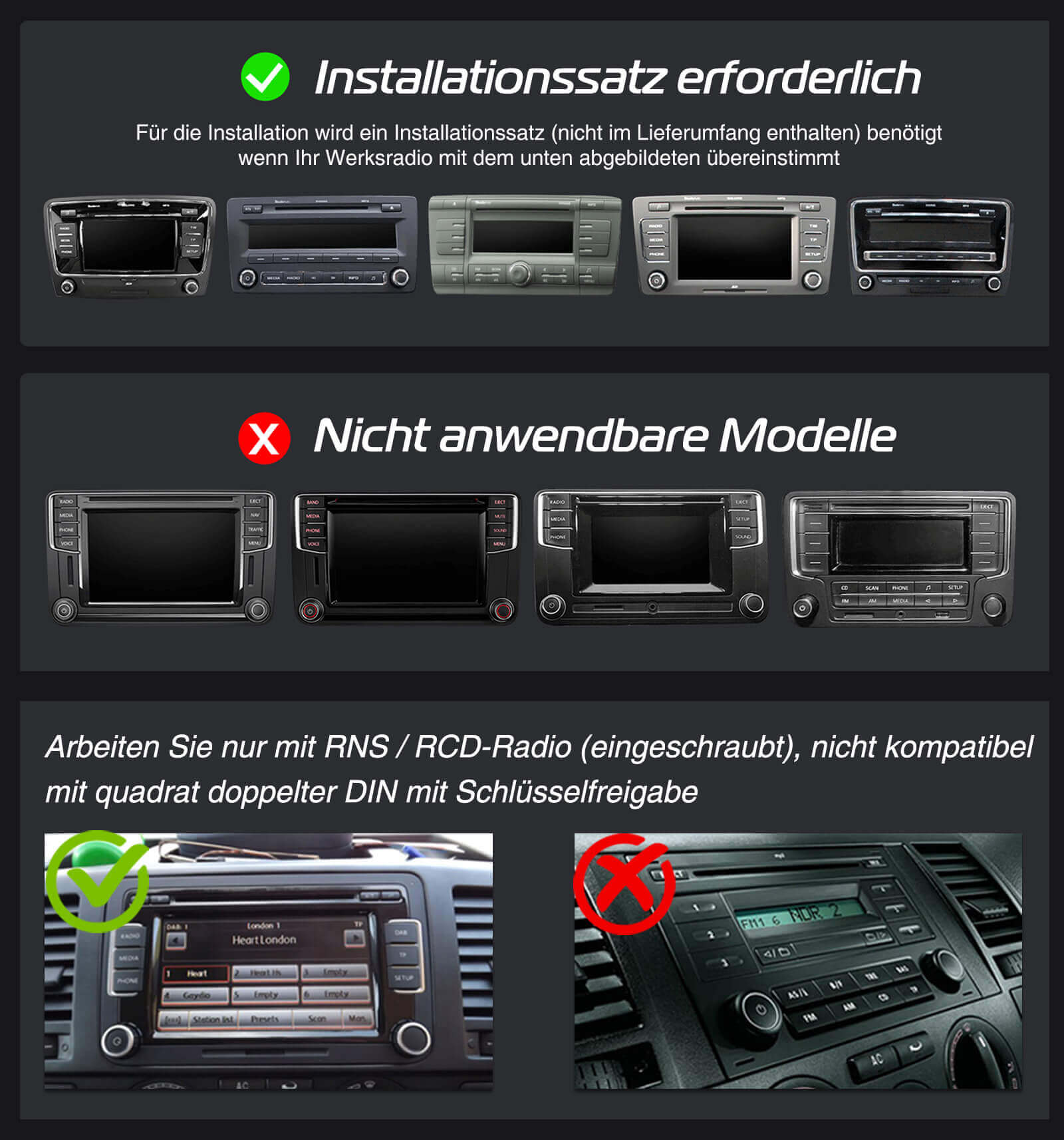 ESSGOO AR7002 MP5 Autoradio 7 Zoll für VW Golf 5 6 Android