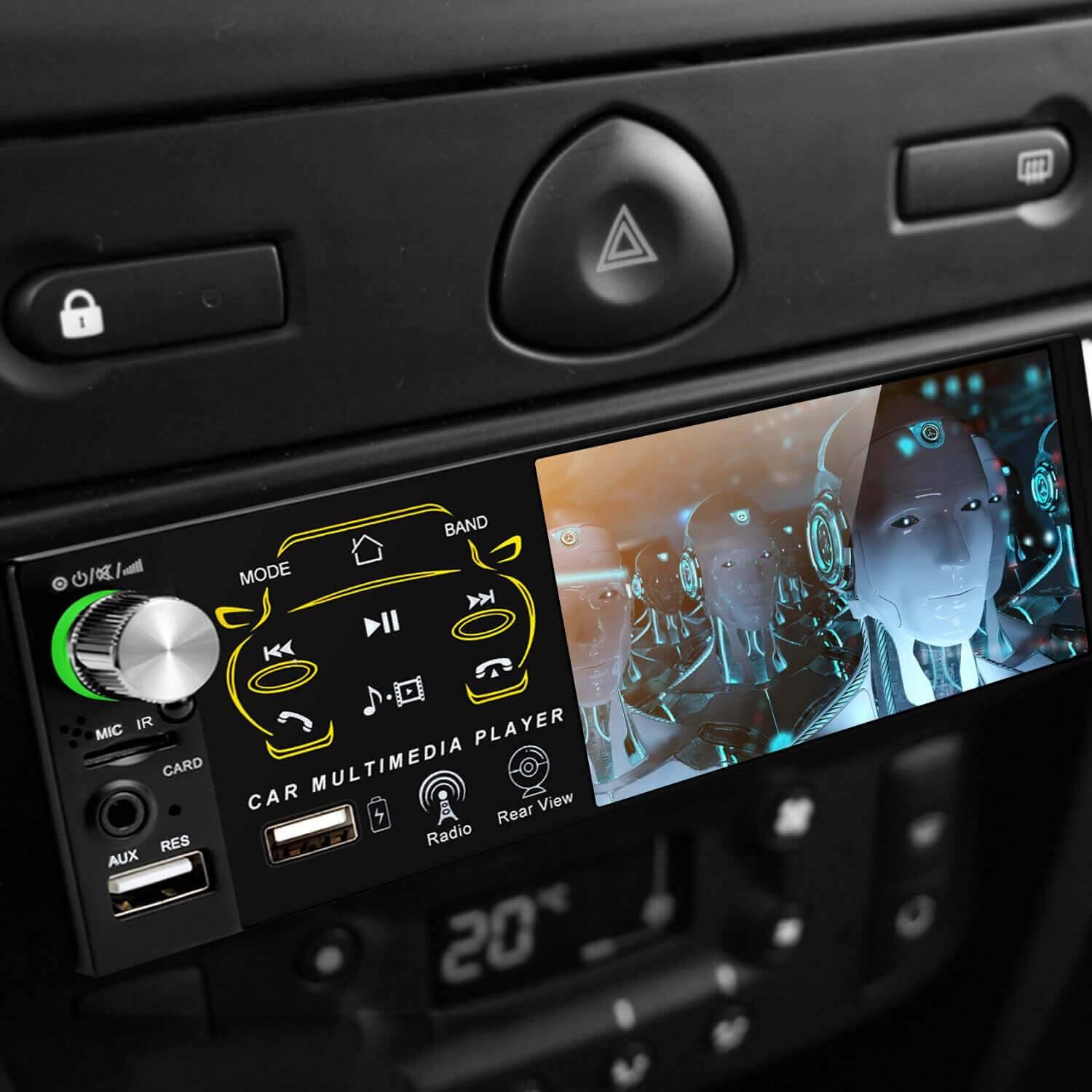 ESSGOO 4 Zoll 1-DIN Touch Autoradio Bluetooth Standard