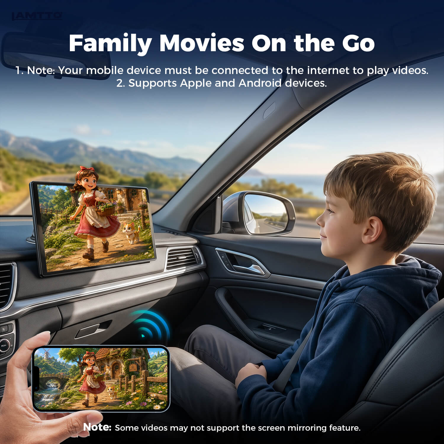LAMTTO Carplay RC37 11 Zoll CarPlay-Display Wireless In-Cell