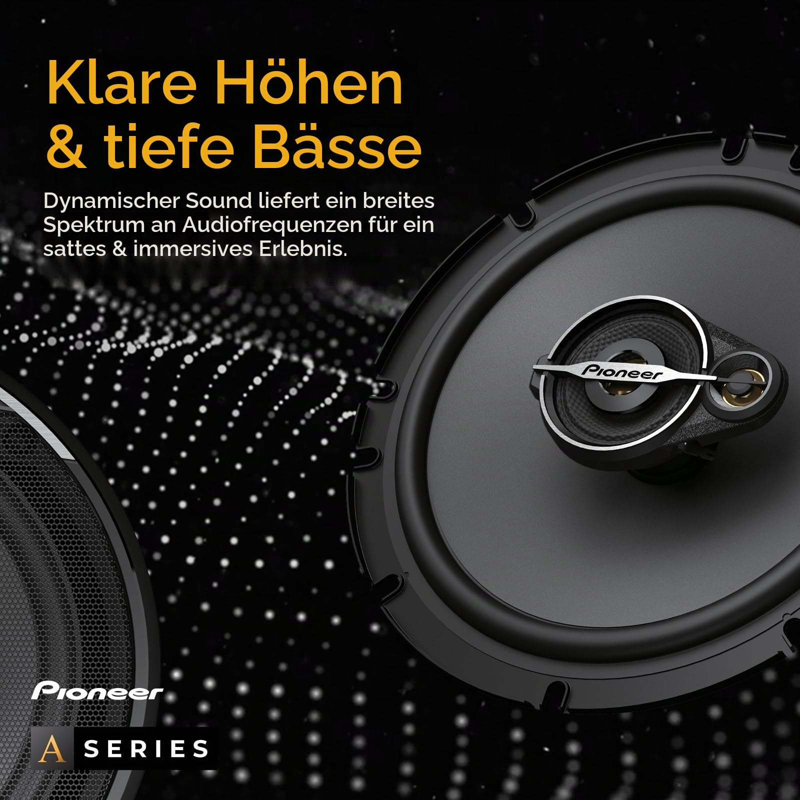 Pioneer TS-A6881F A Serie 6x8 Koaxial-Lautsprecher 4-Wege 350W