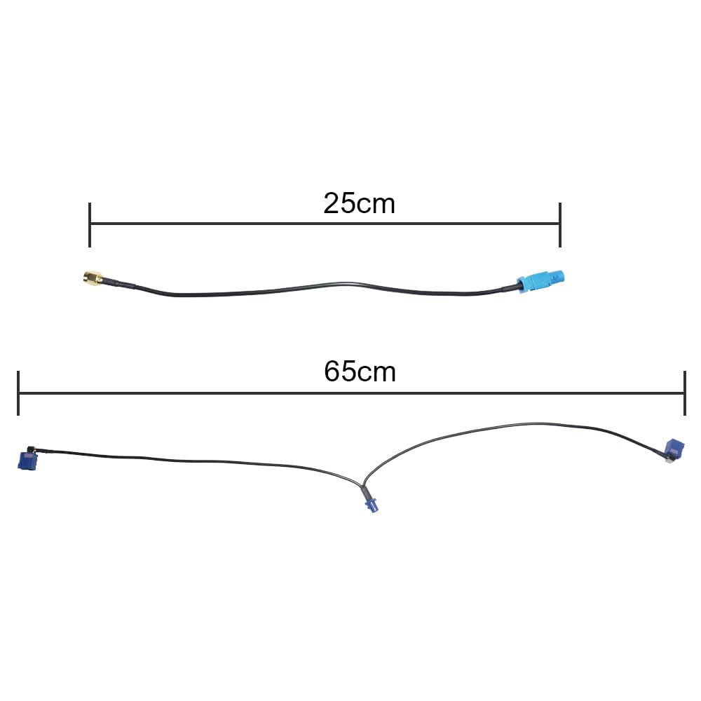 TAFFIO FAKRA Doppel-Splitter Verteiler SMA-Adapter GPS DAB