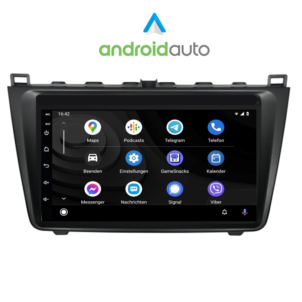 TAFFIO Mazda 6 Autoradio 9 Zoll Android Touchscreen Navigation