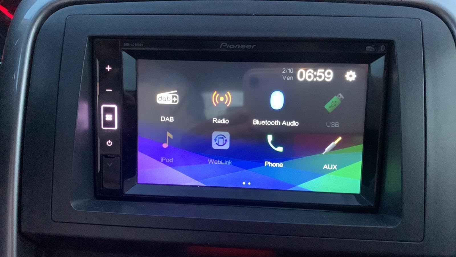 Pioneer DMH-A240DAB DMH Serie 2-DIN Autoradio DAB+ inkl. Antenne
