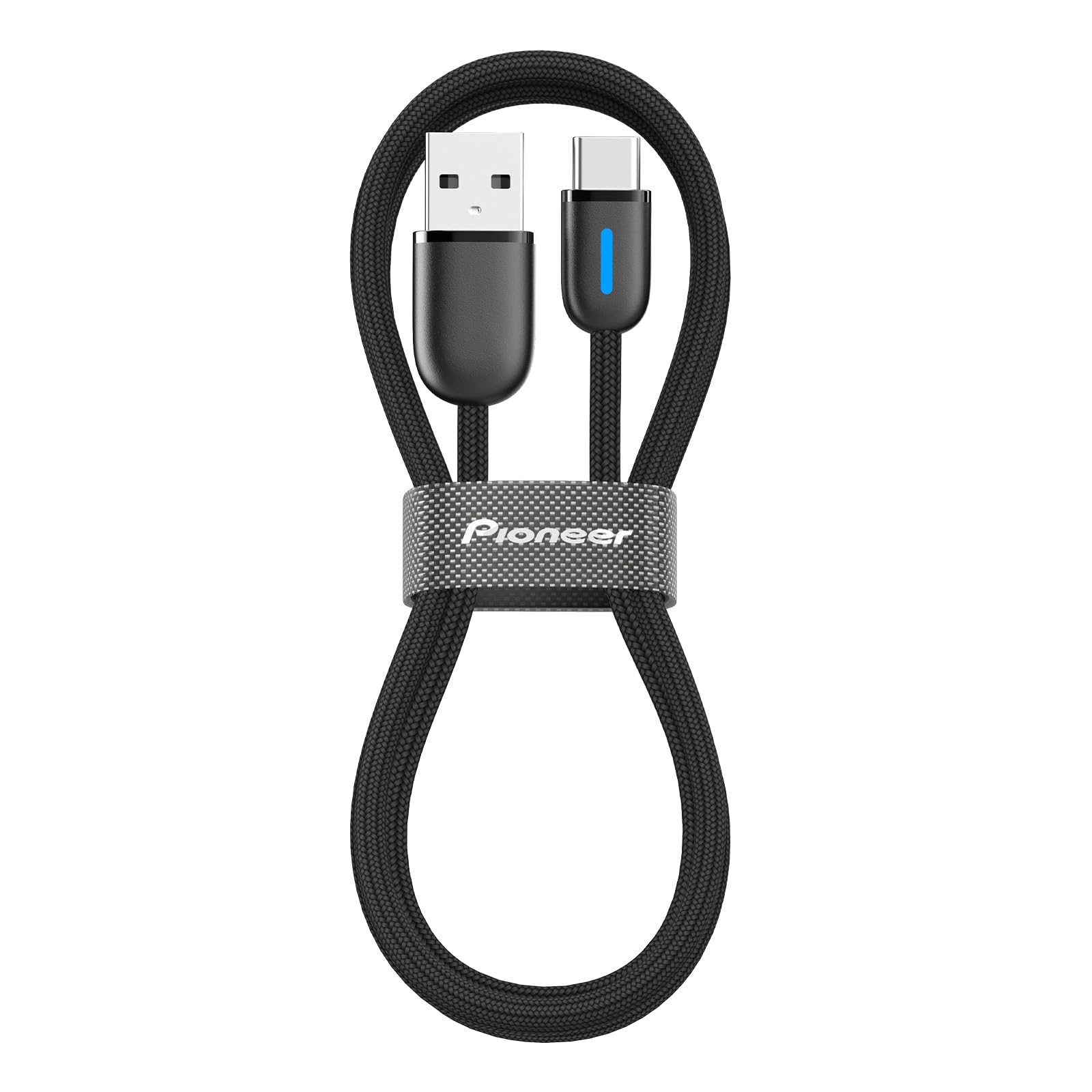 Pioneer CD-U5310AC USB-A Kabel 1m Nylon CarPlay 15W