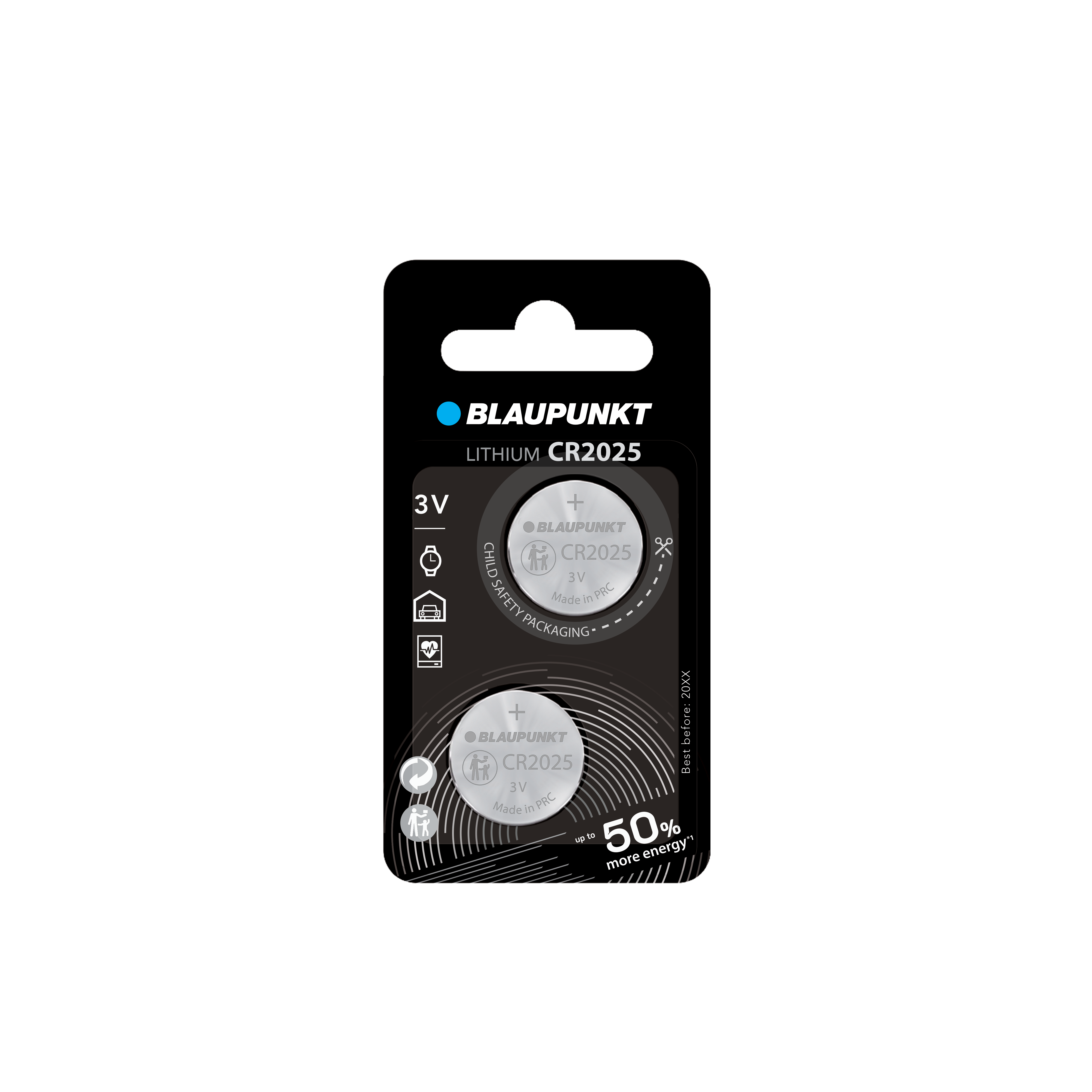 Blaupunkt CR2025 Knopfzelle Lithium 3V