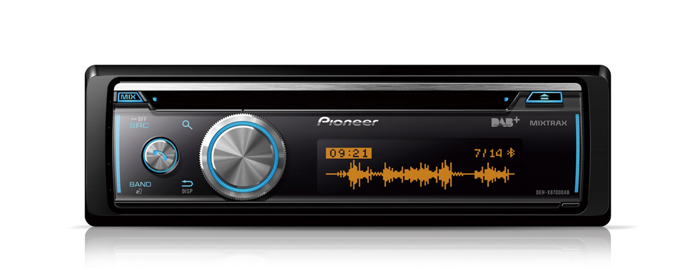 Pioneer DEH-X8700DAB Autoradio 1-DIN CD DAB+ Bluetooth Antenne