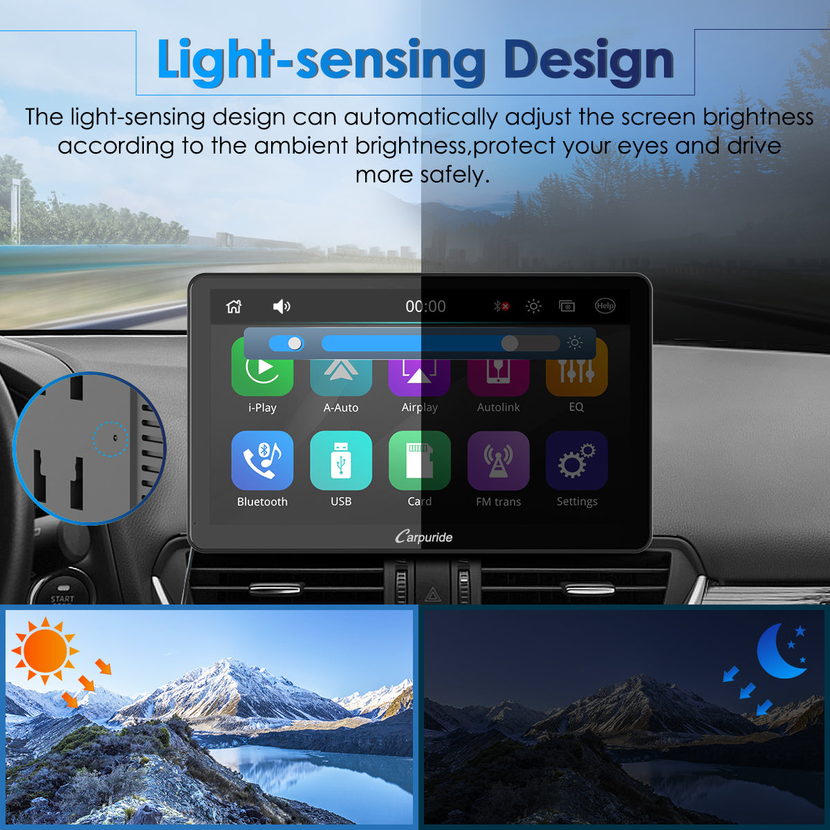 Carpuride Car Smart Stereo W101 Autoradio 10,1 Zoll Lenkradsteuerung