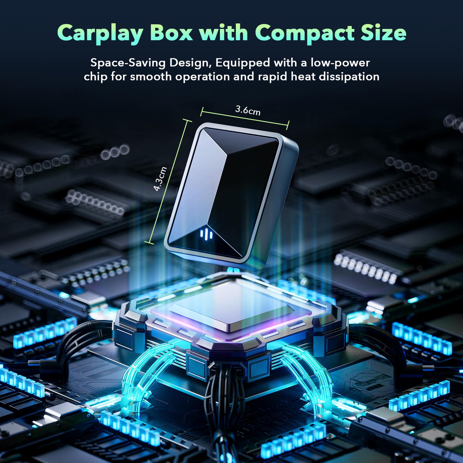 LAMTTO Adapter RC21 Wireless CarPlay Adapter 2-in-1