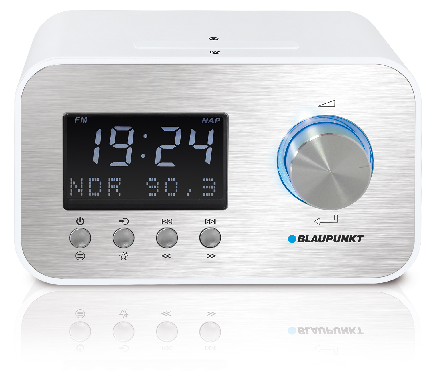 BLAUPUNKT Car Multimedia CLRD 40 WH Radiowecker DAB+ weiß