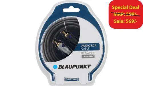 Blaupunkt Car Accessories BP RCA Cinchkabel 5 m 2-Kanal OFC