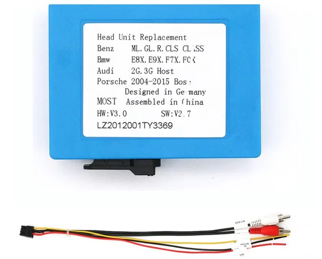 A-Sure Radio Fiber Optic Decoder Mercedes ML GL R CLS SLK