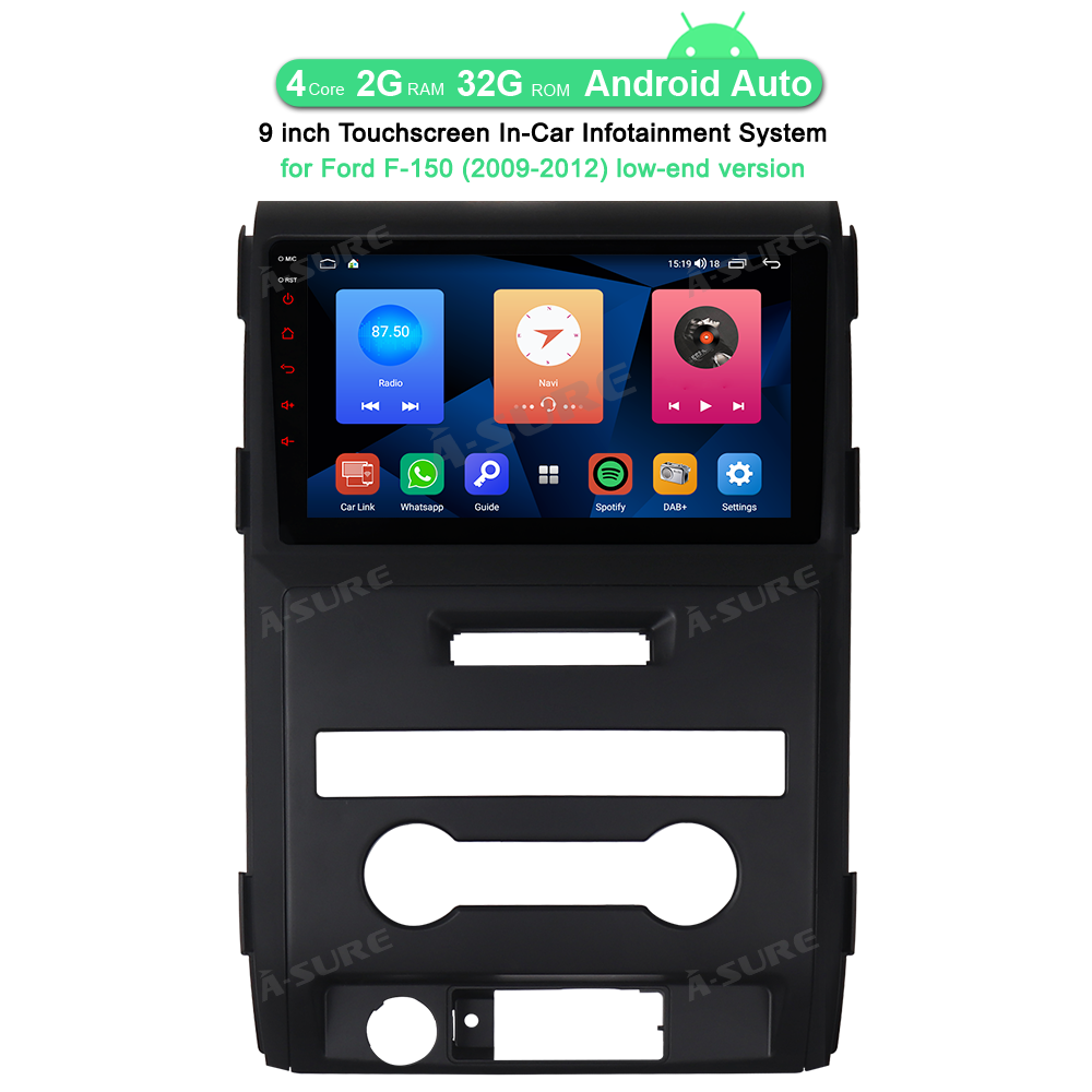 A-Sure Ford F-150 Autoradio 9 Zoll 2+32GB Carplay