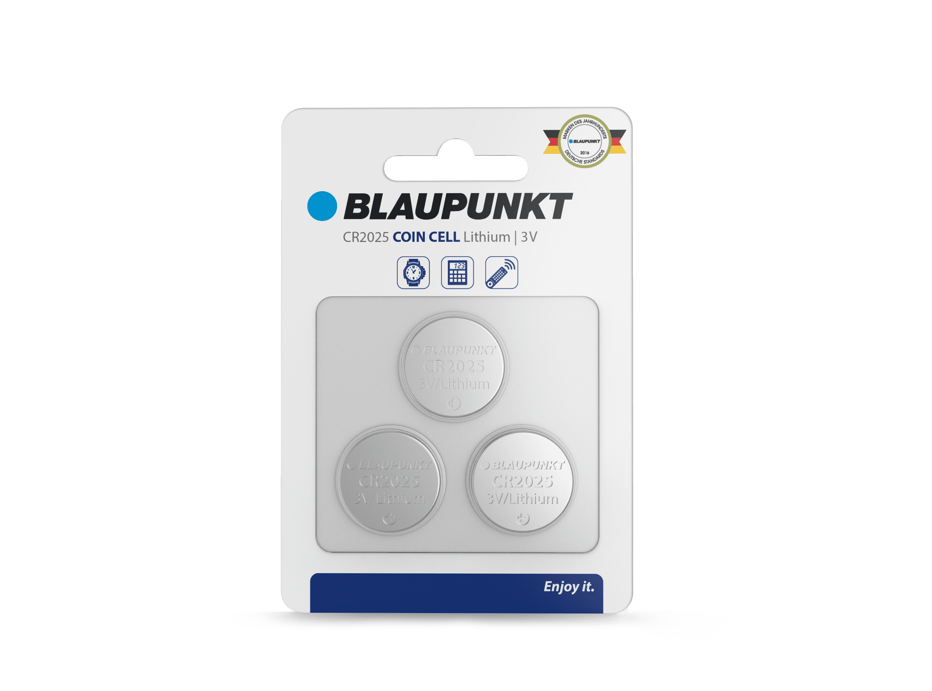 Blaupunkt CR2025 Knopfzelle Lithium Batterie Auto-Schlüssel