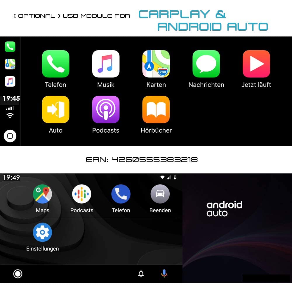 TAFFIO BMW F30 F31 10,2 Zoll CarPlay-Display Android NBT