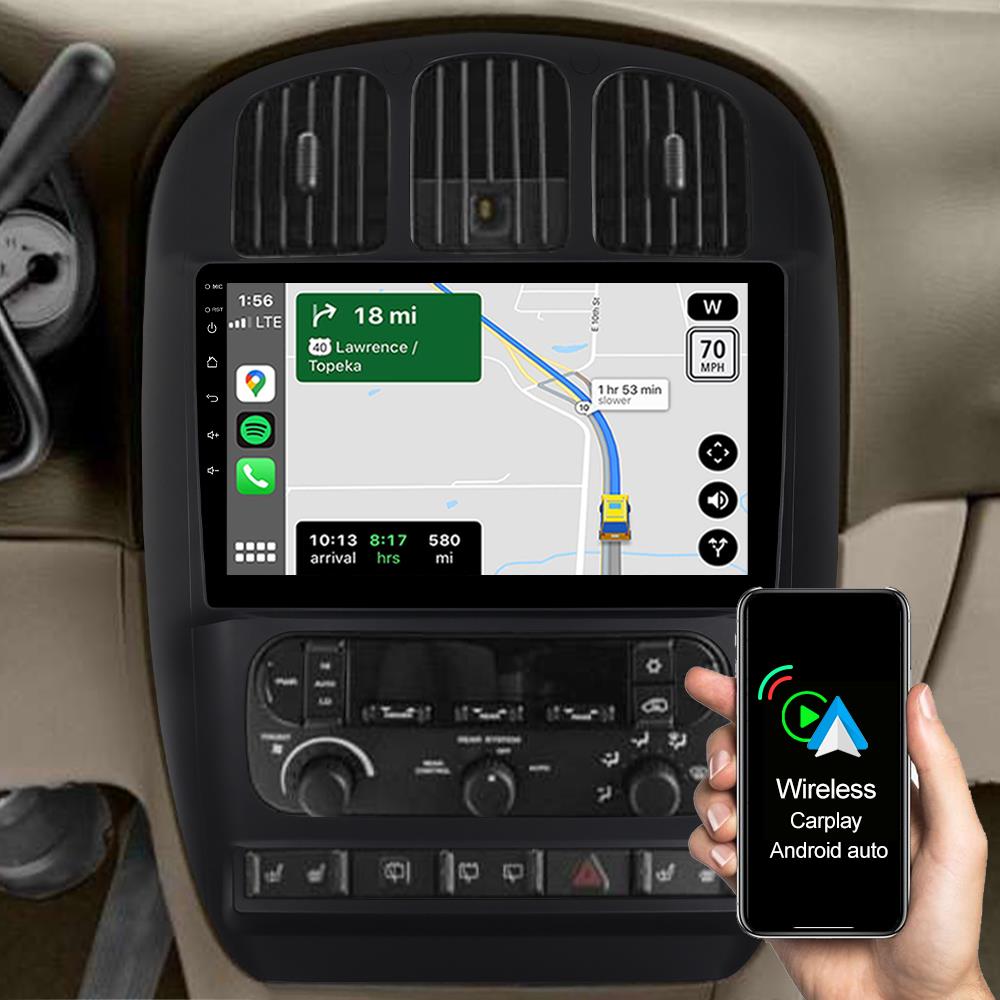 A-Sure GPS 10,1 Zoll Autoradio für Town & Country mit Carplay