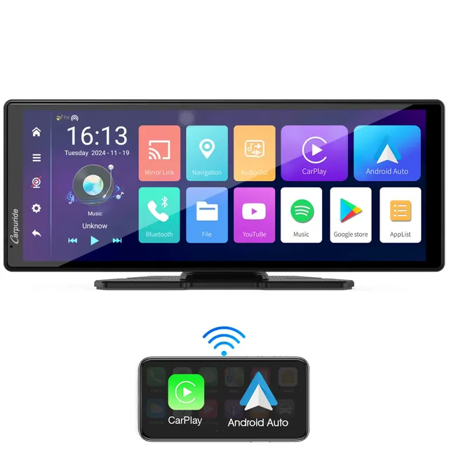 Carpuride Car Smart Stereo W903 Plus Display 9,3 Zoll Android GPS Antenne