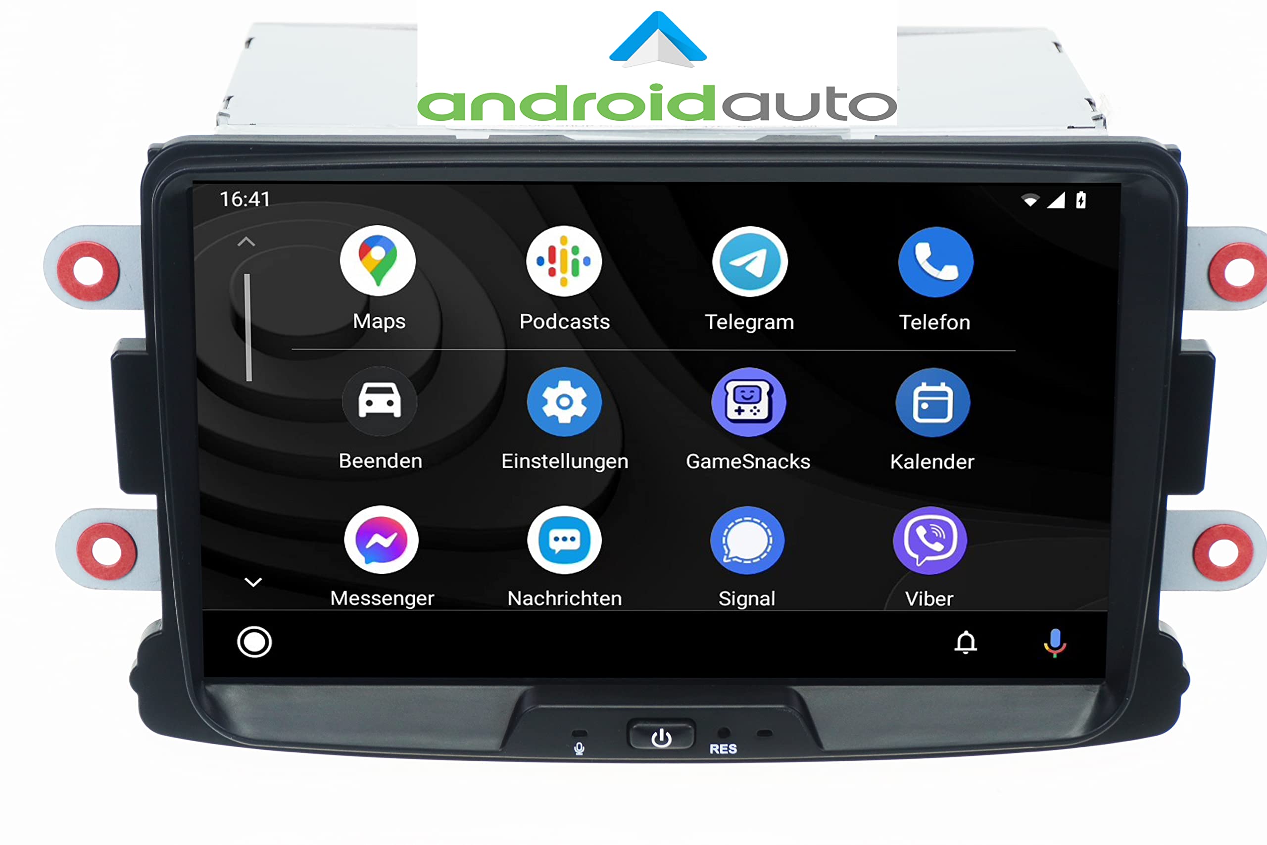 TAFFIO Duster Sandero Captur Autoradio 8" Android CarPlay