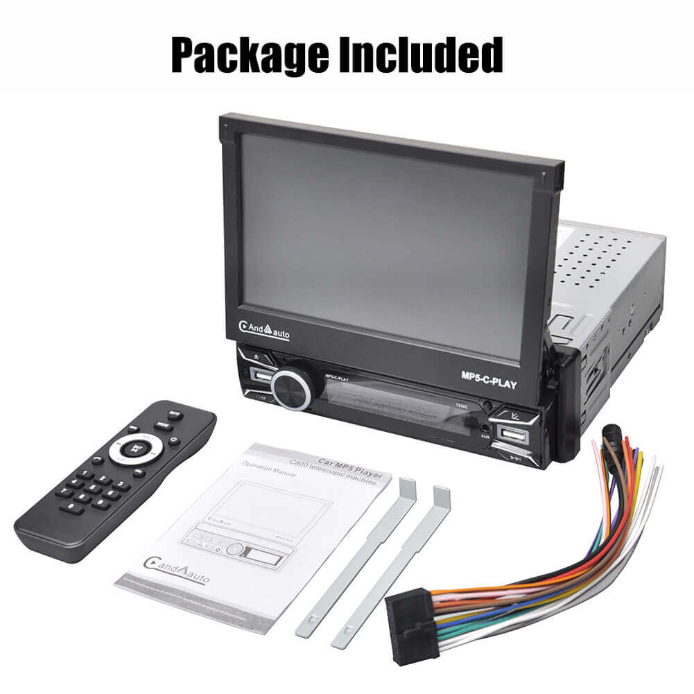 ESSGOO Car Stereo 7230W D1 Single-DIN MP5 Autoradio
