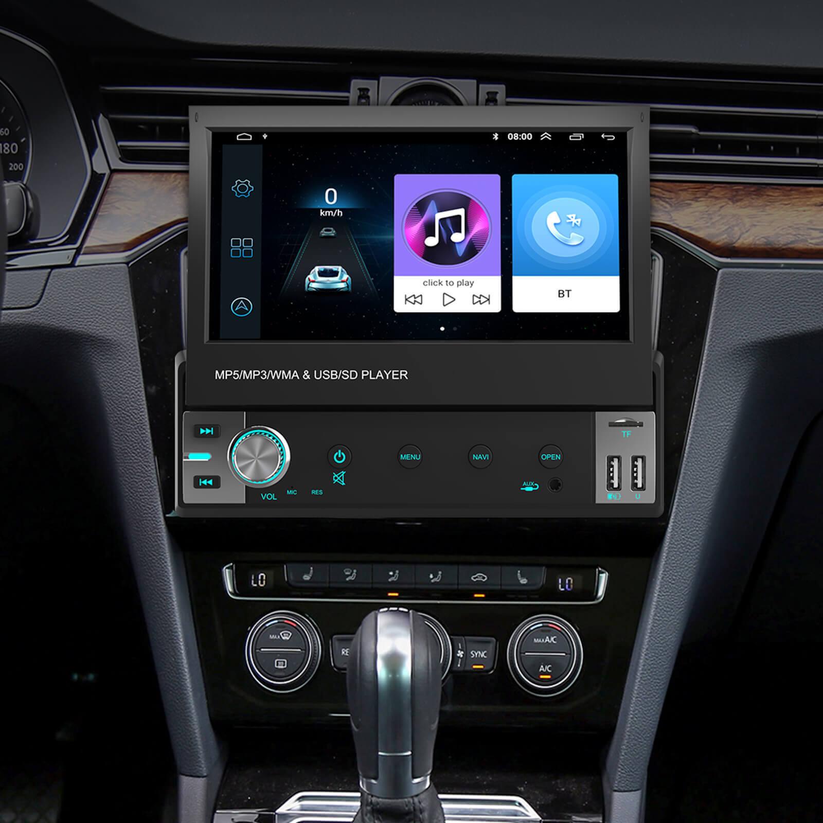 ESSGOO AS7001 Single DIN Autoradio 7 Zoll Touchscreen Kamera