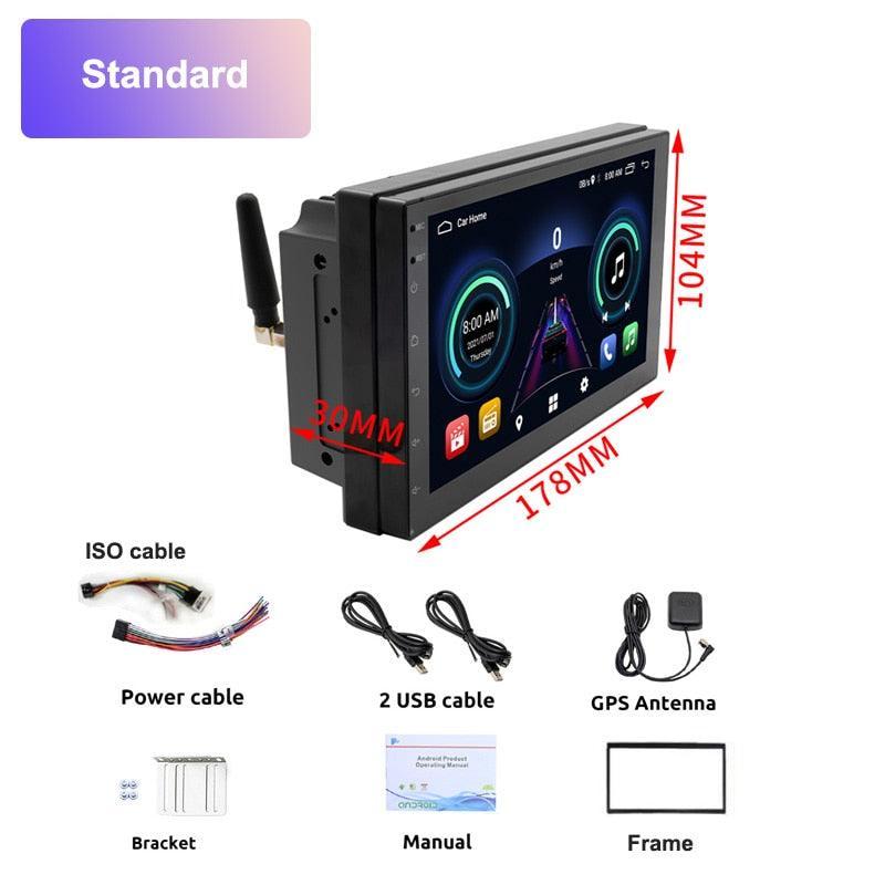 ESSGOO Car Stereo 7-Zoll Autoradio Android 10 für Nissan Toyota