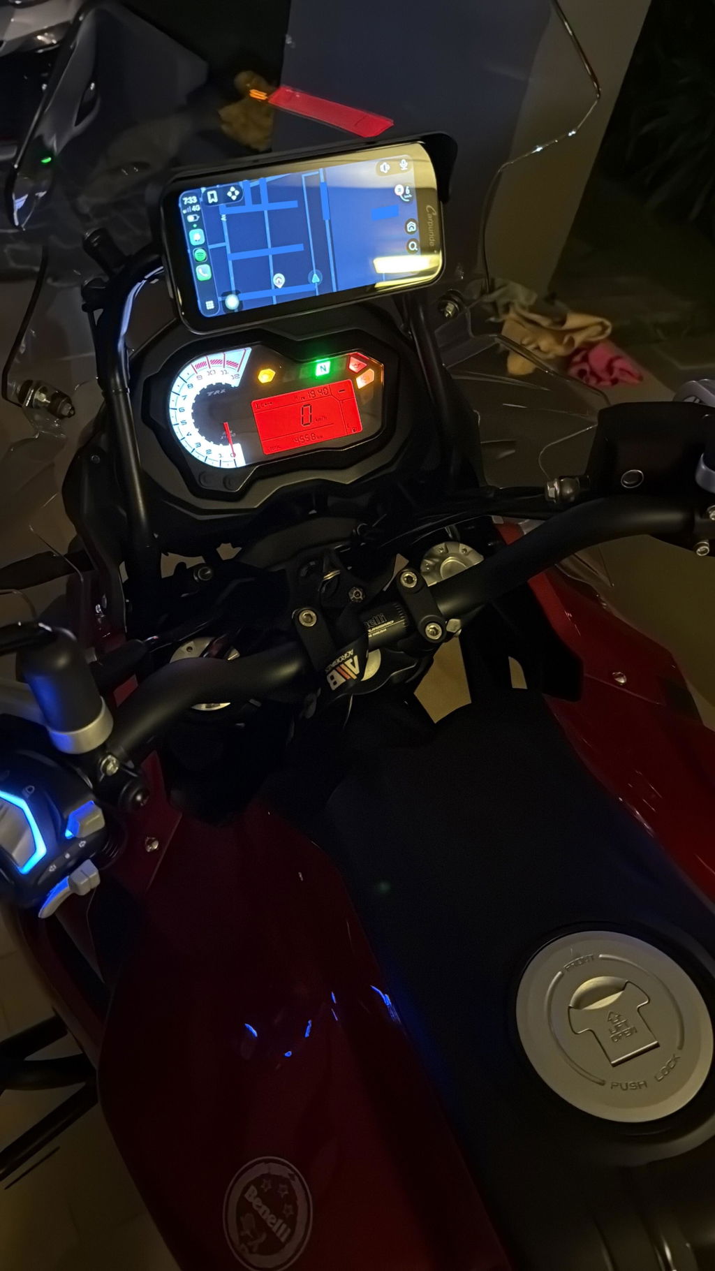 Carpuride W603 Motorrad CarPlay-Display IP67 wasserdicht