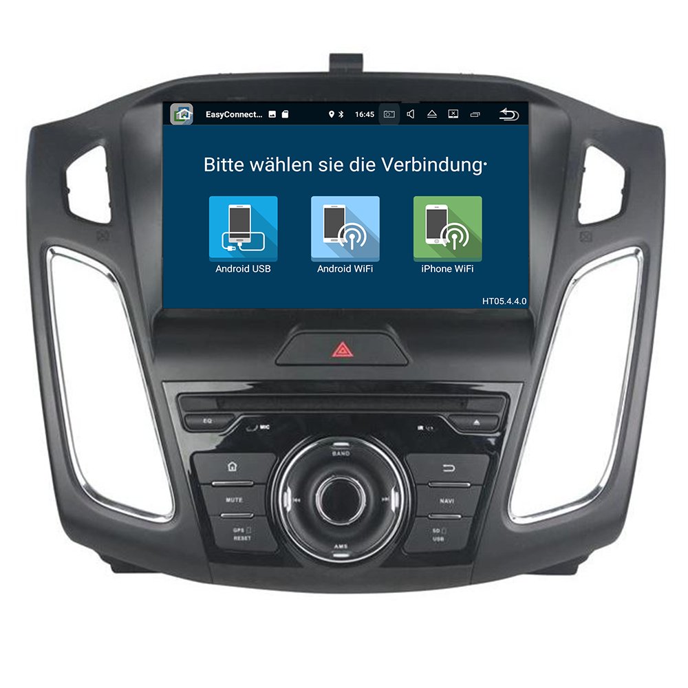 TAFFIO Ford Focus Naviceiver Touchscreen CD DVD Bluetooth GPS