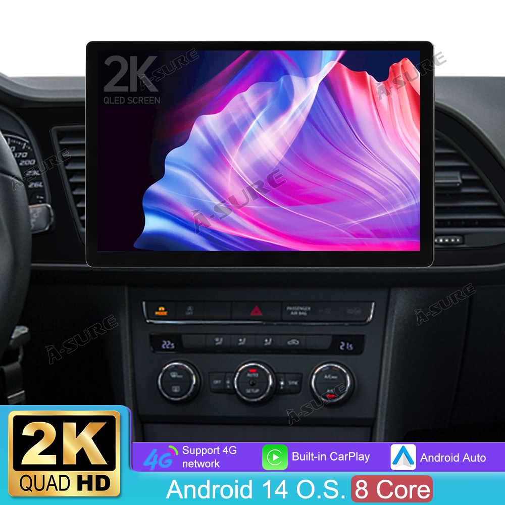 A-Sure GPS car radios 13,1 Zoll 4+64GB SEAT Leon MK3
