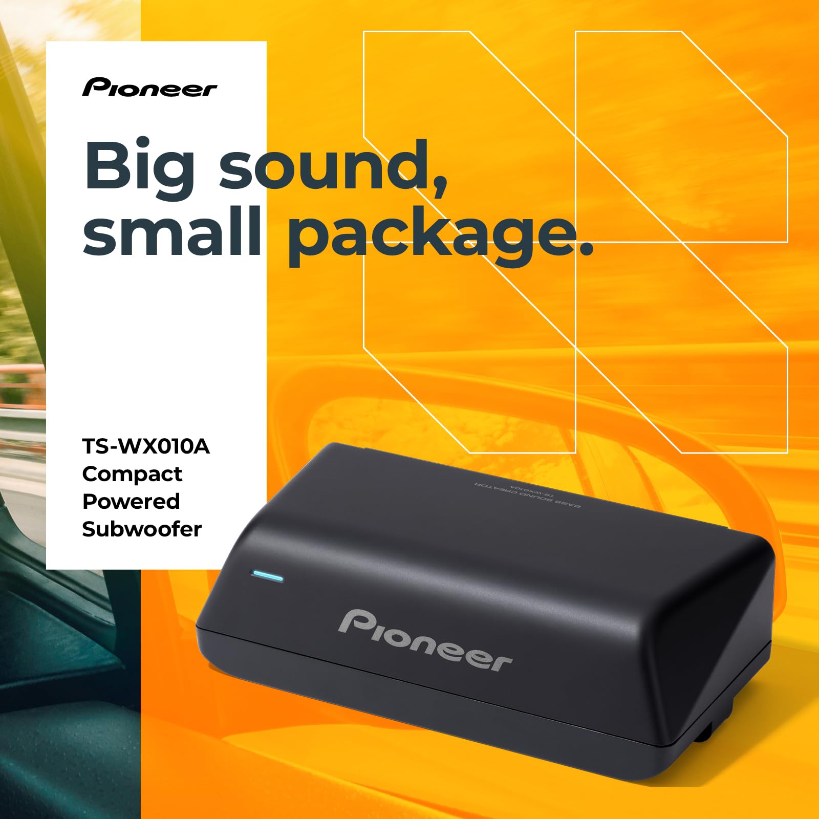 Pioneer TS-WX010A Aktivsubwoofer Mini 160W MDF Gehäuse